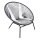 Lounge Sessel Quantum Comfort Dunkelgrau Weiss