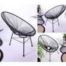 Acapulco Lounge Sessel Schwarz