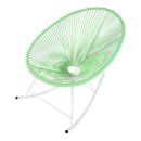 Acapulco Lounge Schaukelstuhl Mint Grün Gestell Weiß