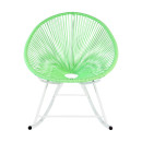 Acapulco Lounge Schaukelstuhl Mint Grün Gestell Weiß