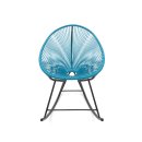 Acapulco Lounge Schaukelstuhl Petrol Blau
