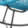 Acapulco Lounge Schaukelstuhl Petrol Blau