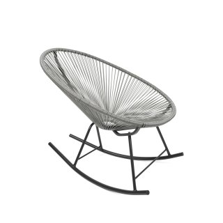 Acapulco Lounge Schaukelstuhl Grau