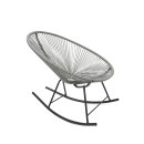 Acapulco Lounge Schaukelstuhl Grau