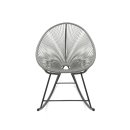 Acapulco Lounge Schaukelstuhl Grau