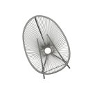 Acapulco Lounge Schaukelstuhl Grau