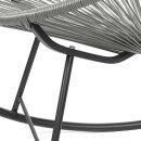 Acapulco Lounge Schaukelstuhl Grau