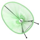 Acapulco Lounge Sessel Mint Grün Gestell Schwarz