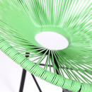 Acapulco Lounge Sessel Mint Grün Gestell Schwarz