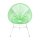 Acapulco Lounge Sessel Mint Grün Gestell Weiss
