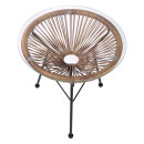 Acapulco Tisch Mesa Natur Braun