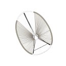 Acapulco Lounge Sessel Hellgrau Weiss