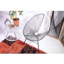Acapulco Lounge Sessel Dunkelgrau Hellgrau Weiss